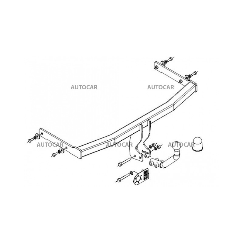 Ťažné zariadenie pre LEON - 5dv., (1 M 1) - automatický systém - od 2000 do 2005