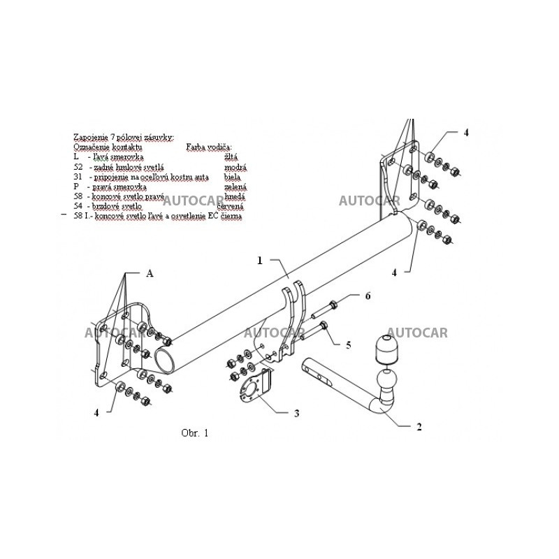 Ťažné zariadenie pre X 5 - suv (E70) - automatický systém - od 2007 do 