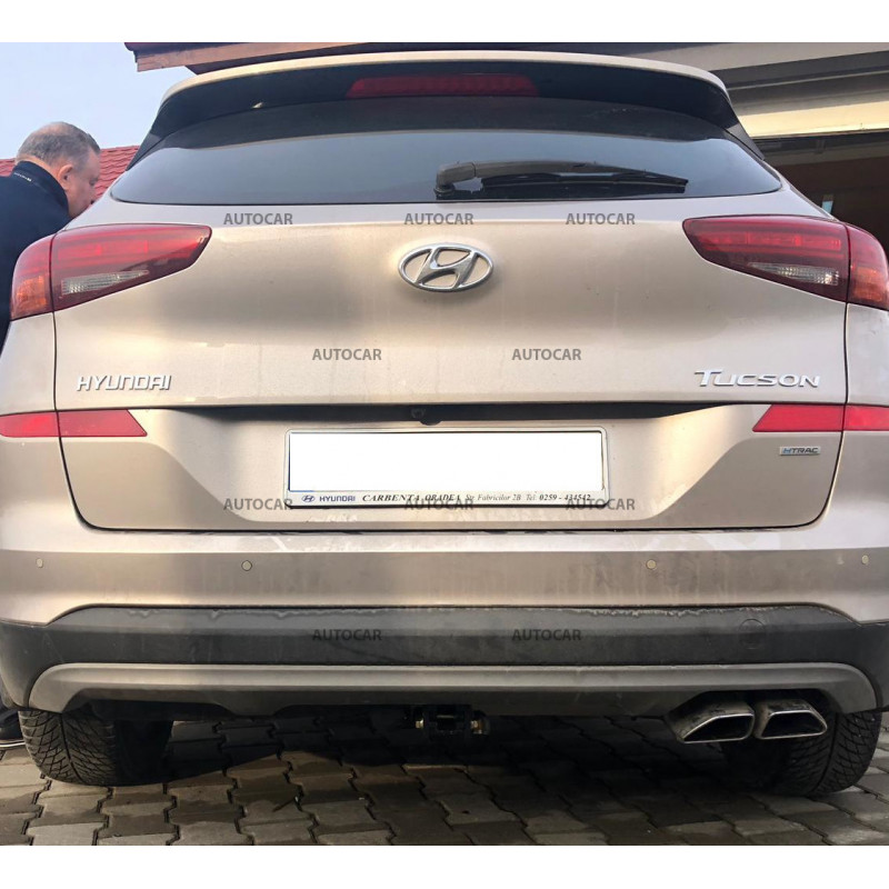 Ťažné zariadenie pre Hyundai TUSCON - odnímateľný bajonetový systém