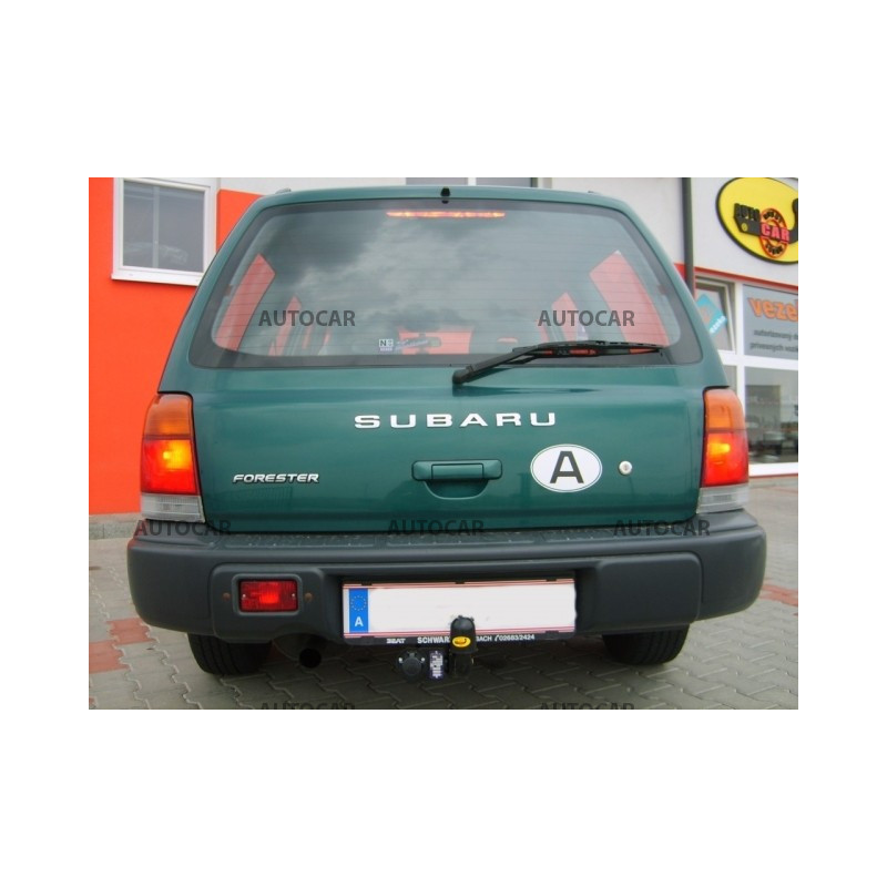 Ťažné zariadenie pre FORESTER - 5 dv. SPZ na naraz. (SF) - skrutkový systém - od 1997 do 2000