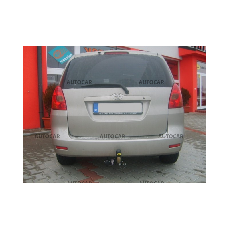 Ťažné zariadenie pre Toyota COROLLA VERSO - E12J -odnímateľný bajonetový systém