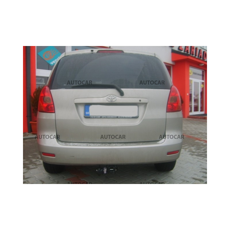 Ťažné zariadenie pre Toyota COROLLA VERSO - E12J -odnímateľný bajonetový systém
