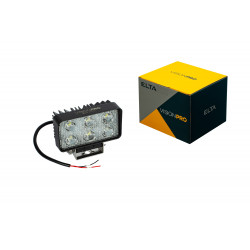 Pracovné svetlo 6LED*3W/18W, 900LM, 2káble (30cm), ECE R10