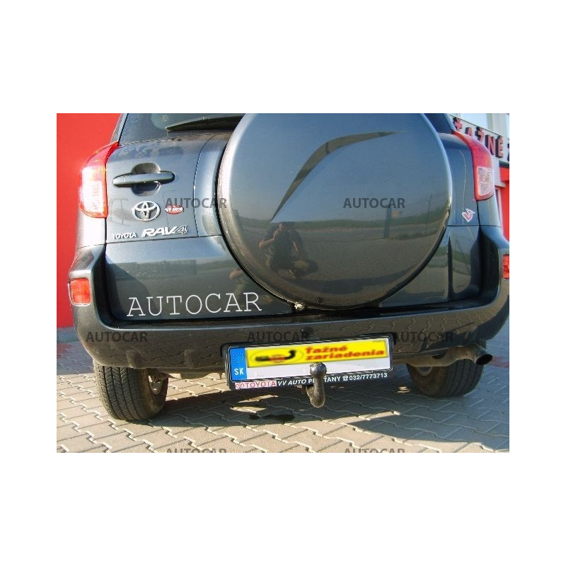 Ťažné zariadenie pre RAV 4 - 5 dv - s rezervným kolesom na zad. dv. - skrutkový systém - od 2006 do 2009