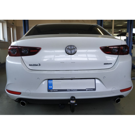 Ťažné zariadenie pre Mazda 3 - 4 dv. - odnímateľný vertikálny bajonetový systém Ťažné zariadenie pre Mazda 3 - 4 dv. - odnímateľný vertikálny bajonetový systém