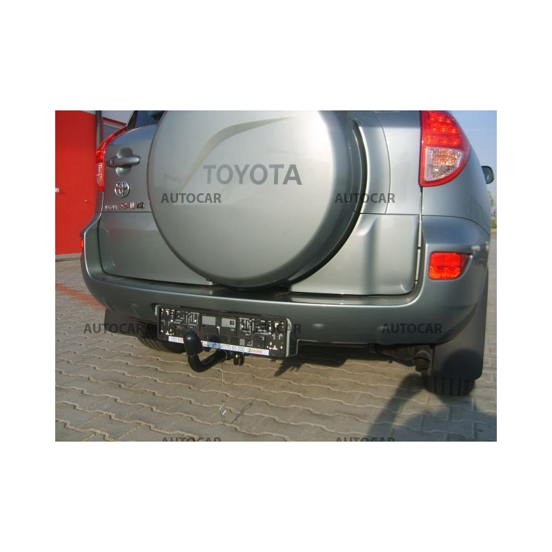 Ťažné zariadenie pre RAV 4 - 5 dv - s rezervným kolesom na zad. dv. - automatický systém - od 2006 do 2009