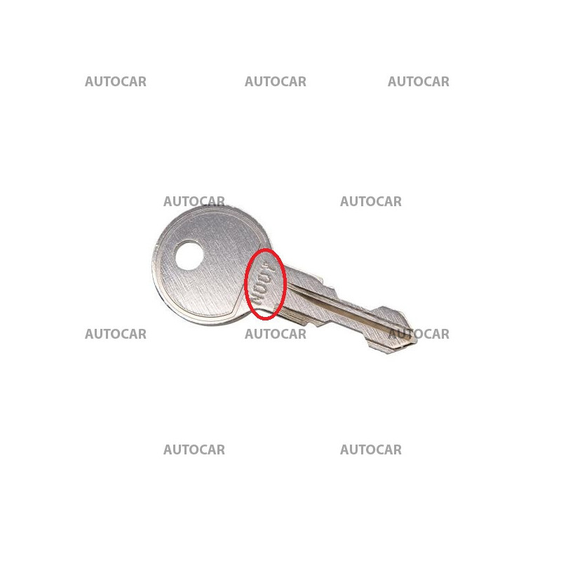 Náhradný kľúč Thule N002