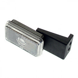 Svetlo pozičné biele, ľavé s držiakom