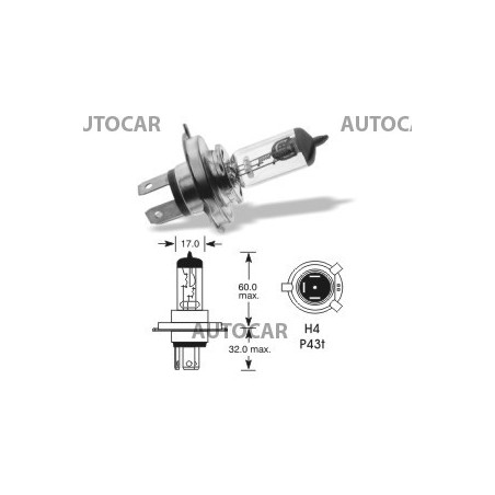 12V 55W  px26d H7 Osram