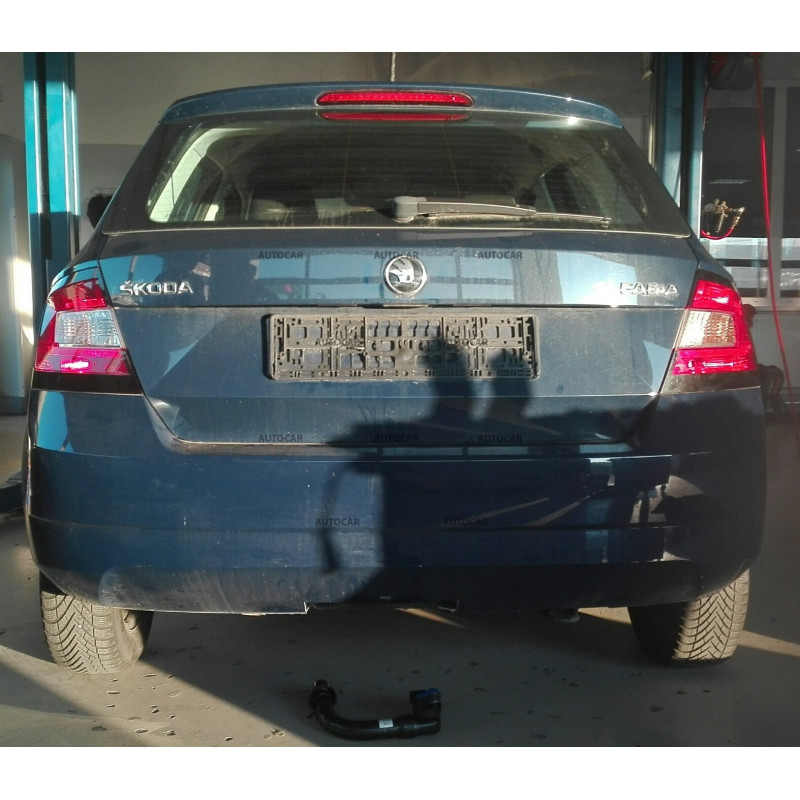 Ťažné zariadenie pre Skoda FABIA III 5 dverová,.  automatický vertikálny systém - od 09.2014/-