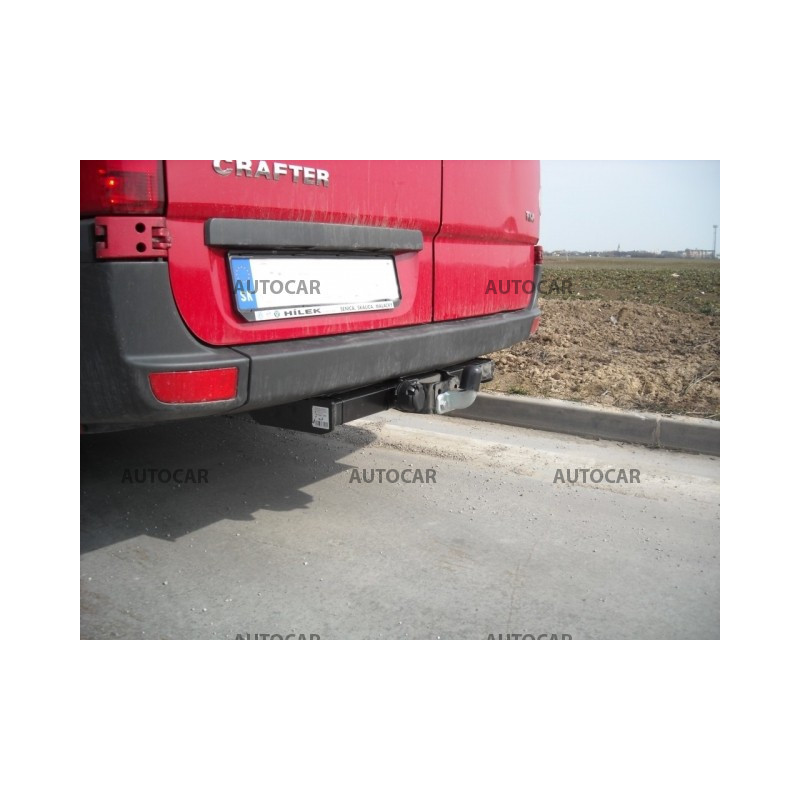Ťažné zariadenie pre Volkswagen CRAFTER - Dodávka bez schodíka - Rázvor 3,665 / 4,325 m - skrutkový systém