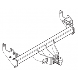 Cârlig de remorcare pentru Isuzu D-MAX - PickUp Double Cab - sistem semidemontabil cu șuruburi
