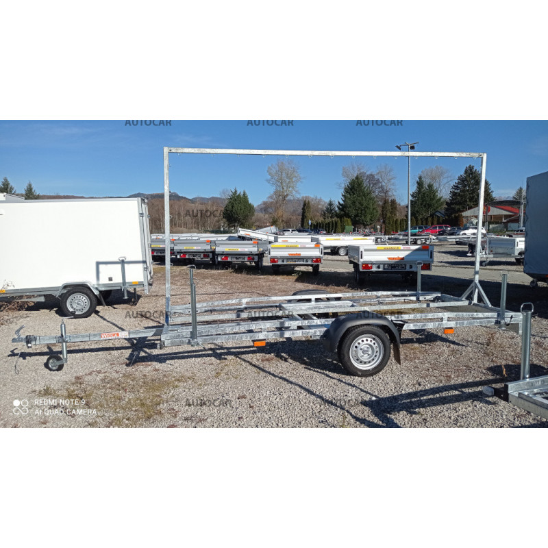 Prívesný vozík Okno Bilbordový Nebrzdený