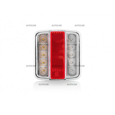 4-funkčné zadné LED svetlá - set 2ks - s mag. úchytom a 7P zástrčkou