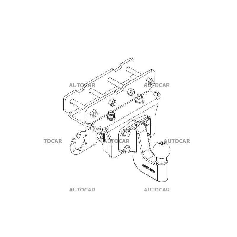 Ťažné zariadenie pre Jeep GLADIATOR - skrutkový systém