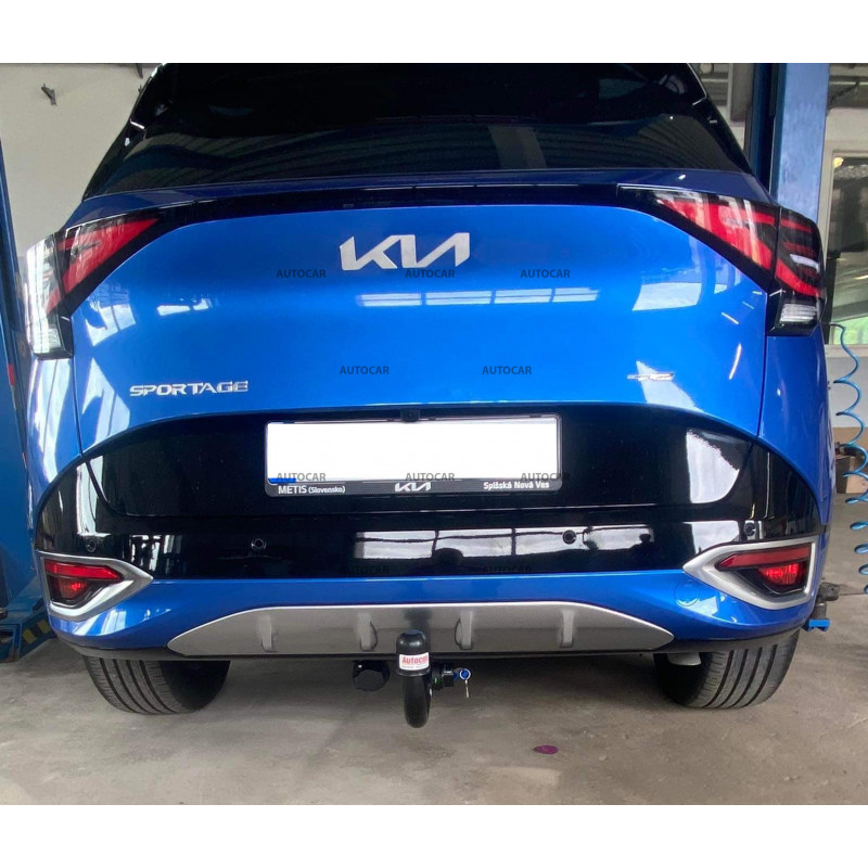 Ťažné zariadenie pre Kia SPORTAGE - odnímateľný vertikálny bajonetový systém