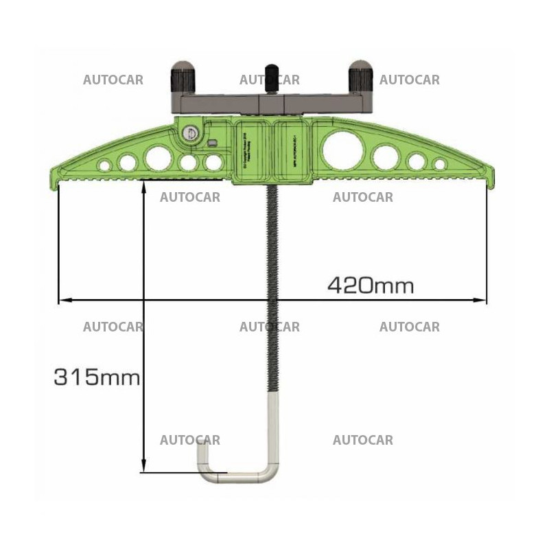 Držiak rebríku AutoRack Easy Clamp Wide