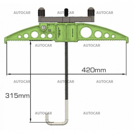 Držiak rebríku AutoRack Easy Clamp Wide