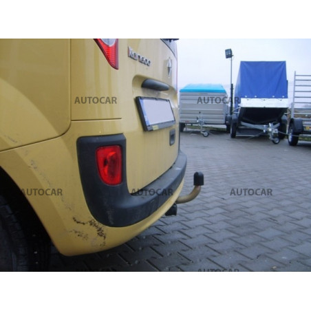 Ťažné zariadenie pre Renault KANGOO - nie 4x4 - odnímateľný bajonetový systém Ťažné zariadenie pre Renault KANGOO - nie 4x4 - odnímateľný bajonetový systém