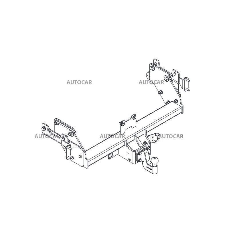 Ťažné zariadenie pre Dodge RAM 1500 - DS - skrutkový systém