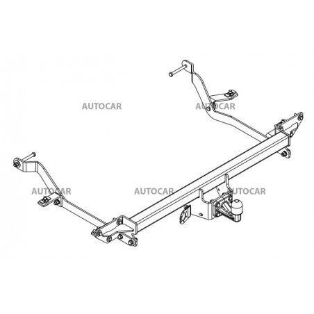 Ťažné zariadenie pre Citroen JUMPER - Dodávka L4, L5 - skrutkový systém