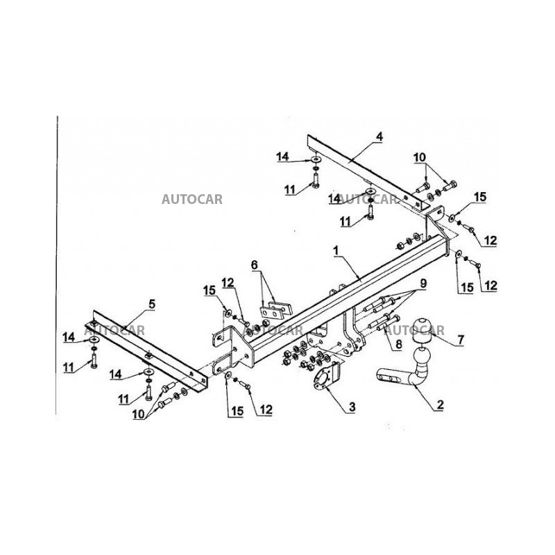 Ťažné zariadenie pre ACCORD - 4 dv CU, kombi CW - automatický systém - od 2008