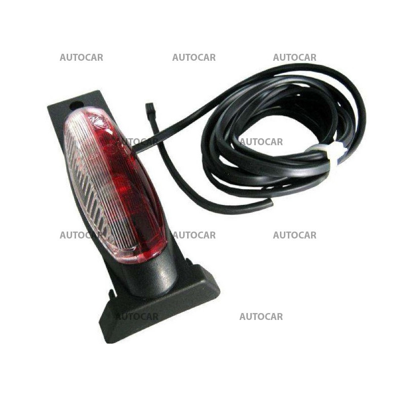 Obrysové svetlo Böckmann - biela / červená