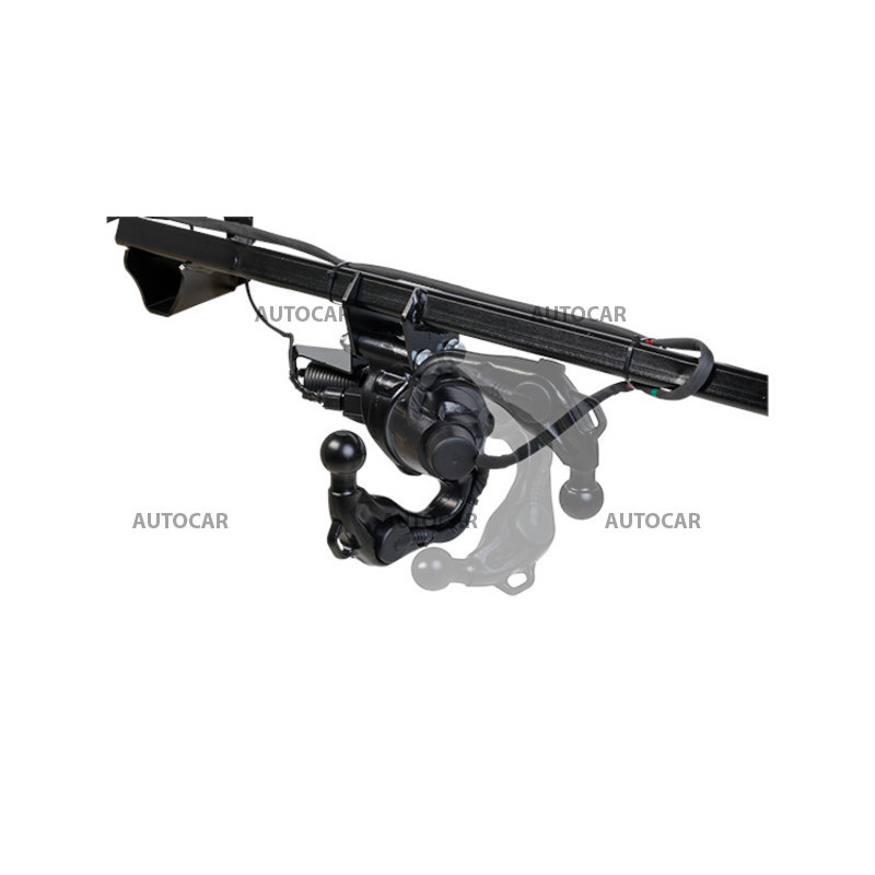 Ťažné zariadenie pre Hyundai TUCSON - elektricky sklopné s 13-PIN elektroinštaláciou