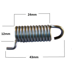 Pružina pre nájazdovú brzdu...