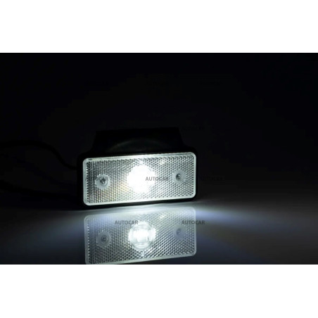 Lampă LED albă de gabarit + suport