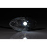 Biela obrysová lampa 12-36V
