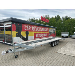 Trailer auto cu trei axe de...