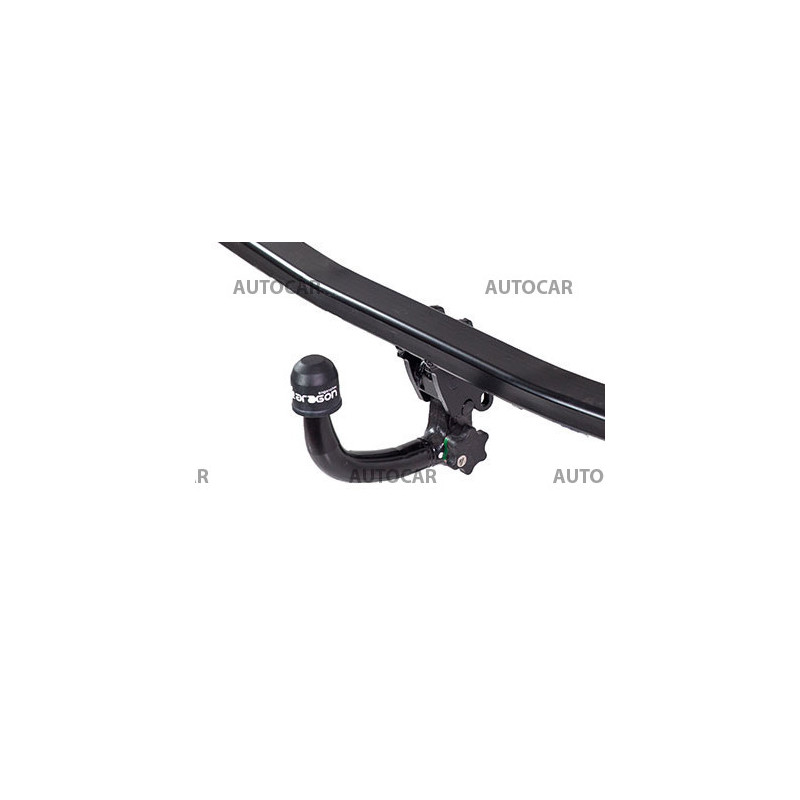 Cârlig de remorcare pre DS 7 CROSSBACK - sistem demontabil vertical cu cheie