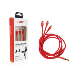 Cablu USB împletit textil...