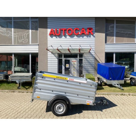 Prívesný vozík Autocar 7202 širší nadstavbové bočnice Prívesný vozík Autocar 7202 širší nadstavbové bočnice