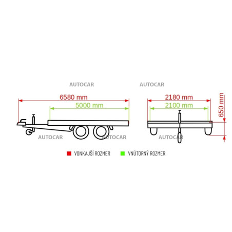Univerzálny prepravník ATLAS 5,0m 3,5t Univerzálny prepravník ATLAS 5,0m 3,5t