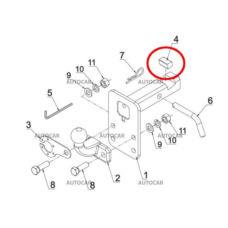 Pană pentru mingea americană AH
