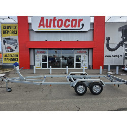 Remorcă dublă cu frână...