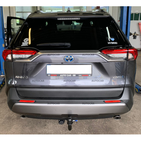 Ťažné zariadenie pre Toyota RAV 4 - odnímateľný vertikálny bajonetový systém Ťažné zariadenie pre Toyota RAV 4 - odnímateľný vertikálny bajonetový systém