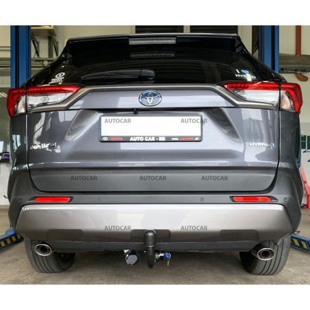 Ťažné zariadenie pre Toyota RAV 4 - odnímateľný vertikálny bajonetový systém Ťažné zariadenie pre Toyota RAV 4 - odnímateľný vertikálny bajonetový systém