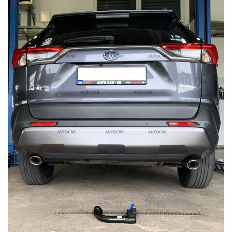 Ťažné zariadenie pre Toyota RAV 4 - odnímateľný vertikálny bajonetový systém Ťažné zariadenie pre Toyota RAV 4 - odnímateľný vertikálny bajonetový systém