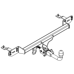 Cârlig de remorcare pentru MG ZS Hybrid+ - sistem demontabil automat - horizontal - din  06.2023 -