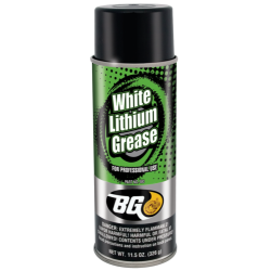 BG 480 WHITE LITHIUM GREASE - Unsoare albă de plastic în spray.