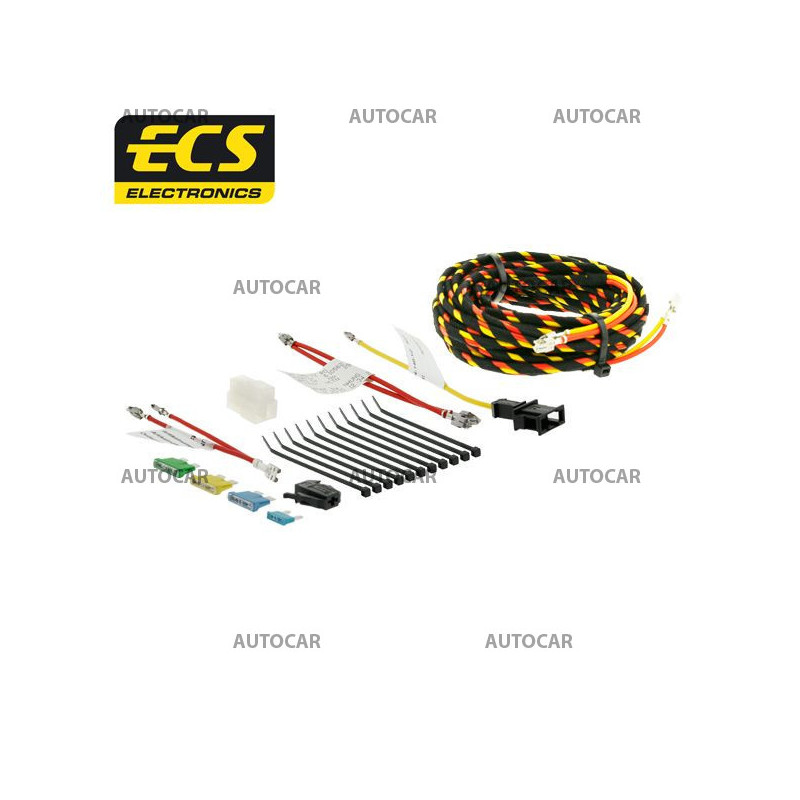 Alimentare permanentă și încărcare 12 V pentru instalație electrică originală E.C.S. 13 pini pentru VW GROUP