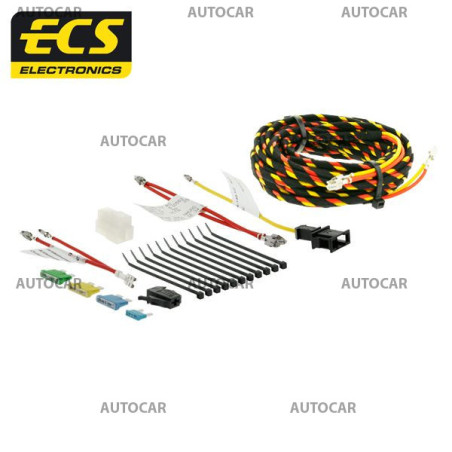 Alimentare permanentă și încărcare 12 V pentru instalație electrică originală E.C.S. 13 pini pentru VW GROUP