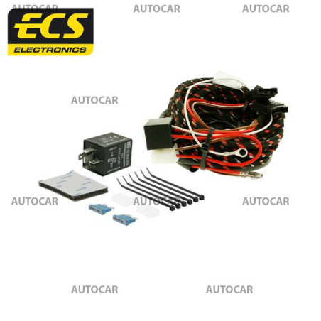 Alimentare permanentă și încărcare 12 V pentru instalație electrică originală E.C.S. 13 pini