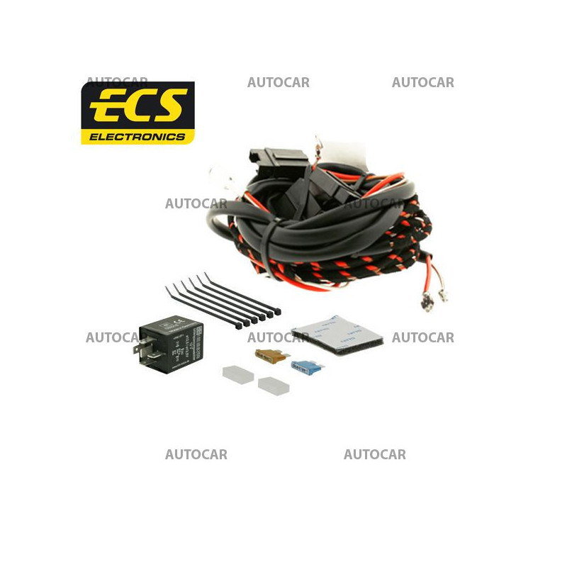 Adaptor pentru încărcare 12V pentru instalație electrică originală E.C.S. 13 pini