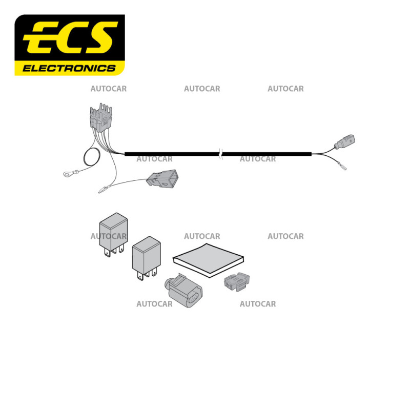 Modul de deconectare a proiectoarelor de ceață pentru instalația electrică E.C.S. VW287HX