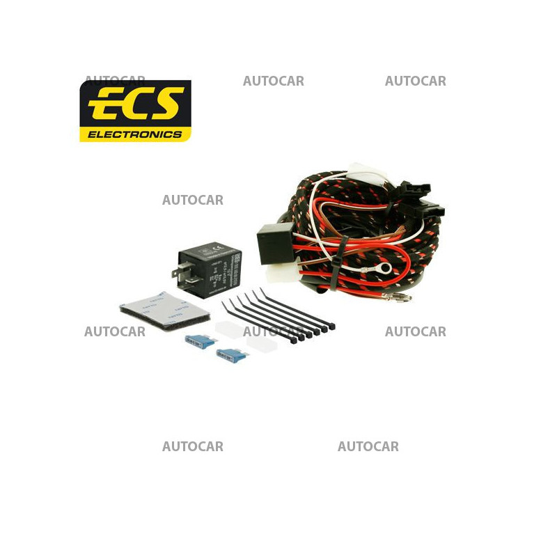 Alimentare permanentă și încărcare 12 V pentru instalație electrică originală E.C.S. 13 pini