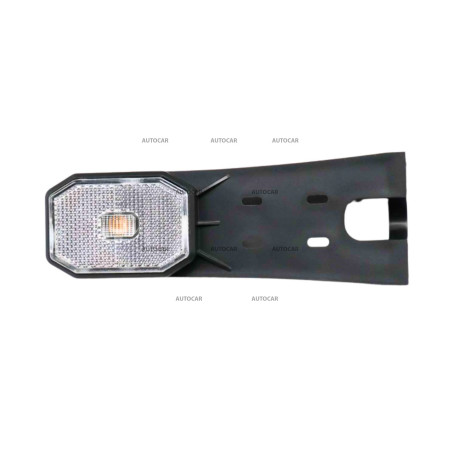 Lumină de marcaj față cu LED cu suport lateral lung, 12-36V